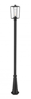 1 Light Outdoor Post Mounted Fixture (276|594PHMR-519P-BK)
