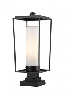 1 Light Outdoor Pier Mounted Fixture (276|595PHBS-SQPM-BK)