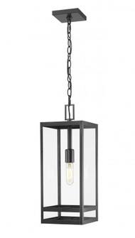 1 Light Outdoor Chain Mount Ceiling Fixture (276|596CHB-BK)