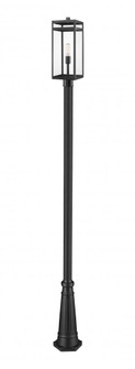 1 Light Outdoor Post Mounted Fixture (276|596PHBR-519P-BK)