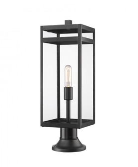 1 Light Outdoor Pier Mounted Fixture (276|596PHBR-553PM-BK)