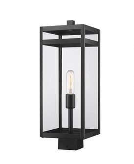 1 Light Outdoor Post Mount Fixture (276|596PHBS-BK)