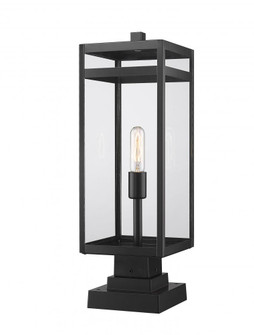 1 Light Outdoor Pier Mounted Fixture (276|596PHBS-SQPM-BK)