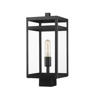 1 Light Outdoor Post Mount Fixture (276|596PHMS-BK)