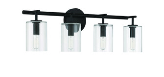 Hailie 4 Light Vanity in Flat Black (20|55604-FB)