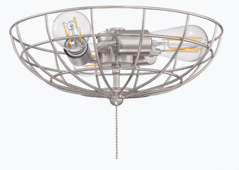 3 Light Cage Bowl LED Light Kit in Brushed Polished Nickel (20|LK2801-BNK-LED)