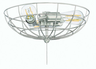 3 Light Cage Bowl LED Light Kit in Brushed Polished Nickel (20|LK2801-BNK-LED)