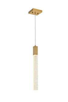 Weston 1 light pendant in satin gold (758|2066D5SG)