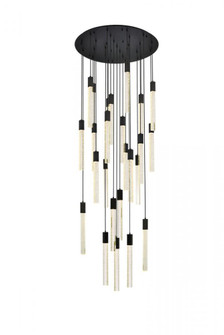 Weston 25 lights pendant in black (758|2067G42BK)
