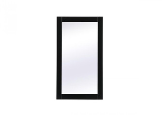 Aqua vanity mirror 18x32 inch in black (758|VM21832BK)