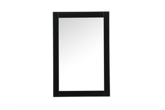 Aqua vanity mirror 24x36 inch in black (758|VM22436BK)