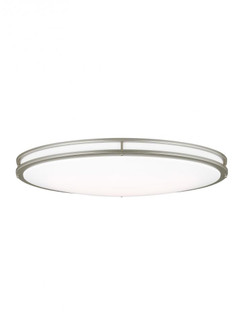 Mahone traditional dimmable indoor large LED oval one-light flush mount ceiling fixture in a painted (38|7950893S-753)