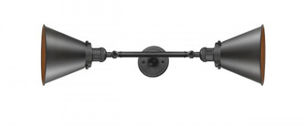 Appalachian - 2 Light - 8 inch - Oil Rubbed Bronze - Adjustable Bath Vanity Light (3442|208L-OB-M13-OB-LED)
