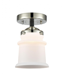 Canton - 1 Light - 5 inch - Black Polished Nickel - Semi-Flush Mount (3442|284-1C-BPN-G181S)