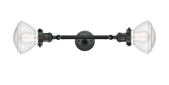 Olean - 2 Light - 7 inch - Matte Black - Adjustable Bath Vanity Light (3442|208L-BK-G324)
