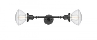 Olean - 2 Light - 7 inch - Oil Rubbed Bronze - Adjustable Bath Vanity Light (3442|208L-OB-G324-LED)
