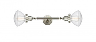 Olean - 2 Light - 7 inch - Brushed Satin Nickel - Adjustable Bath Vanity Light (3442|208L-SN-G324)