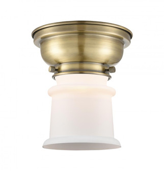 Canton - 1 Light - 6 inch - Antique Brass - Flush Mount (3442|623-1F-AB-G181S)