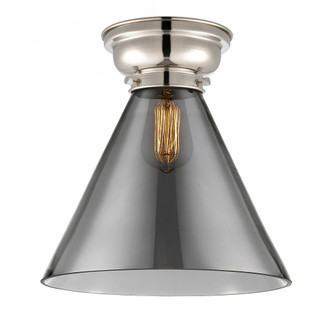 Cone - 1 Light - 12 inch - Polished Nickel - Flush Mount (3442|623-1F-PN-G43-L-LED)