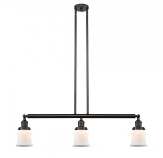 Canton - 3 Light - 39 inch - Oil Rubbed Bronze - Stem Hung - Adjustable Island Light (3442|213-OB-G181S-LED)