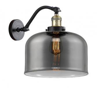 Bell - 1 Light - 12 inch - Black Antique Brass - Adjustable Sconce (3442|515-1W-BAB-G73-L)
