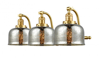 Bell - 3 Light - 28 inch - Satin Gold - Adjustable Bath Vanity Light (3442|515-3W-SG-G78-LED)