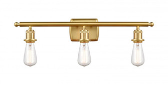 Bare Bulb - 3 Light - 26 inch - Satin Gold - Bath Vanity Light (3442|516-3W-SG)