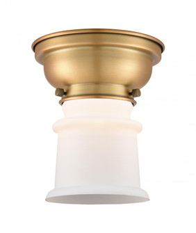 Canton - 1 Light - 6 inch - Brushed Brass - Flush Mount (3442|623-1F-BB-G181S)