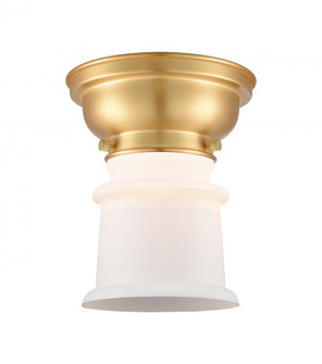 Canton - 1 Light - 6 inch - Satin Gold - Flush Mount (3442|623-1F-SG-G181S)