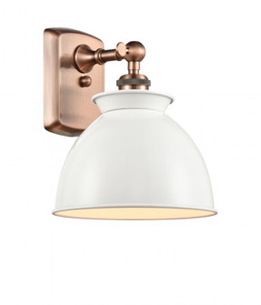 Adirondack - 1 Light - 8 inch - Antique Copper - Sconce (3442|516-1W-AC-M14-W-LED)