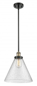 Cone - 1 Light - 12 inch - Black Antique Brass - Mini Pendant (3442|916-1S-BAB-G44-L)