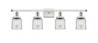 Bell - 4 Light - 36 inch - White Polished Chrome - Bath Vanity Light (3442|916-4W-WPC-G52)