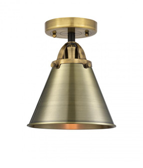 Appalachian - 1 Light - 8 inch - Black Antique Brass - Semi-Flush Mount (3442|288-1C-BAB-M13-AB)