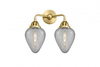 Geneseo - 2 Light - 15 inch - Satin Gold - Bath Vanity Light (3442|288-2W-SG-G165-LED)