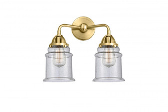 Canton - 2 Light - 14 inch - Satin Gold - Bath Vanity Light (3442|288-2W-SG-G184)