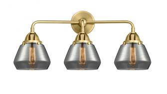 Fulton - 3 Light - 25 inch - Satin Gold - Bath Vanity Light (3442|288-3W-SG-G173-LED)