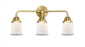 Canton - 3 Light - 23 inch - Satin Gold - Bath Vanity Light (3442|288-3W-SG-G181S-LED)