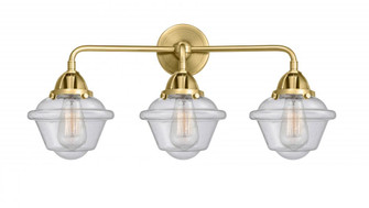 Oxford - 3 Light - 26 inch - Satin Gold - Bath Vanity Light (3442|288-3W-SG-G534)