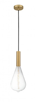 Edison - 1 Light - 7 inch - Satin Gold - Cord hung - Mini Pendant (3442|198-1P-SG-BB164LED)