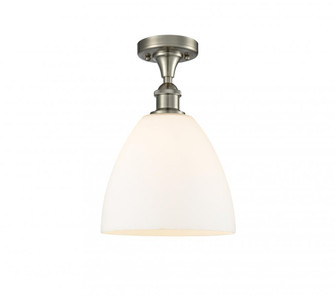 Bristol - 1 Light - 9 inch - Brushed Satin Nickel - Semi-Flush Mount (3442|516-1C-SN-GBD-91)