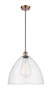 Bristol - 1 Light - 16 inch - Antique Copper - Cord hung - Pendant (3442|516-1P-AC-GBD-164)