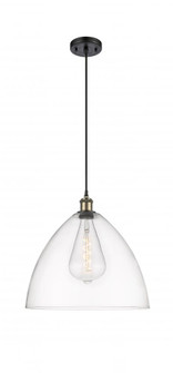 Bristol - 1 Light - 16 inch - Black Antique Brass - Cord hung - Pendant (3442|516-1P-BAB-GBD-162)