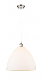 Bristol - 1 Light - 16 inch - Polished Nickel - Cord hung - Pendant (3442|516-1P-PN-GBD-161-LED)