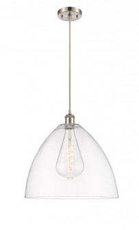Bristol - 1 Light - 16 inch - Brushed Satin Nickel - Cord hung - Pendant (3442|516-1P-SN-GBD-162)