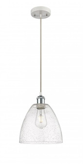 Bristol - 1 Light - 9 inch - White Polished Chrome - Cord hung - Mini Pendant (3442|516-1P-WPC-GBD-94)