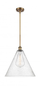 Berkshire - 1 Light - 16 inch - Brushed Brass - Pendant (3442|516-1S-BB-GBC-164)