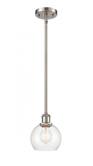 Athens - 1 Light - 6 inch - Brushed Satin Nickel - Mini Pendant (3442|516-1S-SN-G122-6-LED)