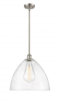 Bristol - 1 Light - 16 inch - Brushed Satin Nickel - Pendant (3442|516-1S-SN-GBD-164-LED)