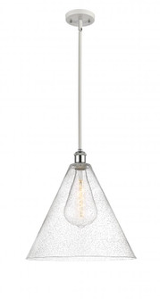 Berkshire - 1 Light - 16 inch - White Polished Chrome - Pendant (3442|516-1S-WPC-GBC-164-LED)