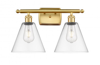 Berkshire - 2 Light - 18 inch - Satin Gold - Bath Vanity Light (3442|516-2W-SG-GBC-82-LED)